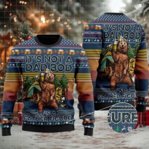 2025 Bear Drink Beer Camping Christmas Ugly Sweater