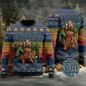 2025 Bear Drink Beer Camping Christmas Ugly Sweater