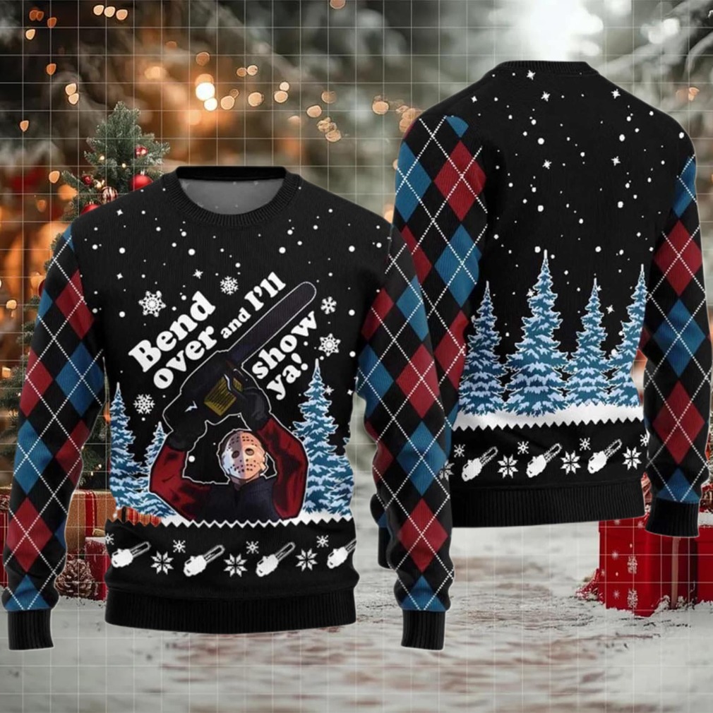 2025 Bend Over and Ill Show Ya Ugly Christmas Sweater 2025 Bend Over and Ill Show Ya Ugly Christmas Sweater