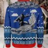2025 Bigfoot Squatching Through The Snow Ugly Christmas Sweater 2025 Bigfoot Squatching Through The Snow Ugly Christmas Sweater
