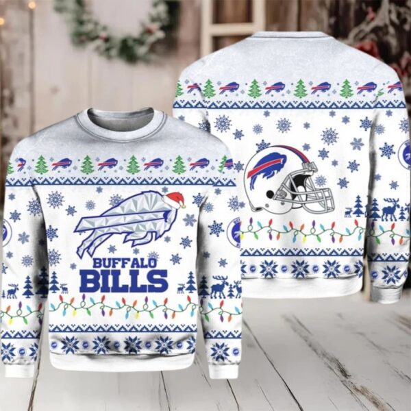2025 Buffalo Bills Rivalries Cold Front Ugly Sweater