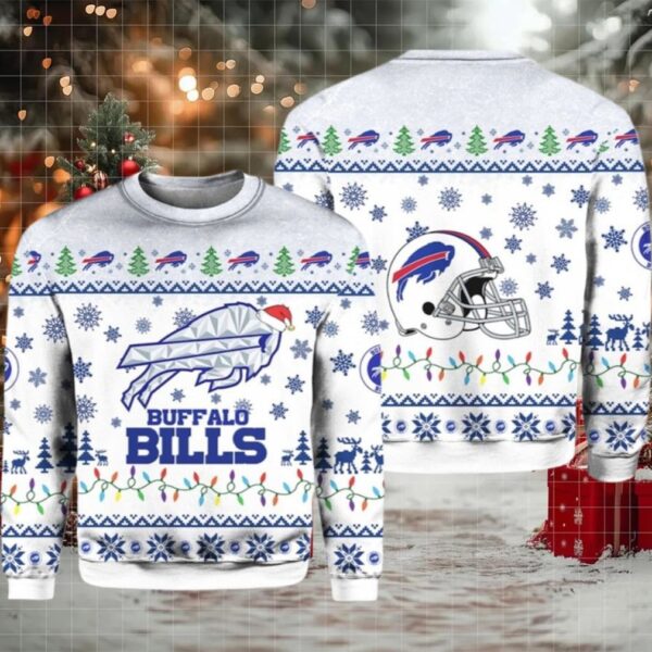 2025 Buffalo Bills Rivalries Cold Front Ugly Sweater