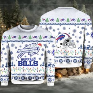 2025 Buffalo Bills Rivalries Cold Front Ugly Sweater