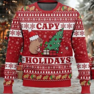 2025 Capy Holidays Ugly Christmas Sweater