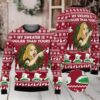 Funny Cow Merry Kissmyass Ugly Sweater Christmas