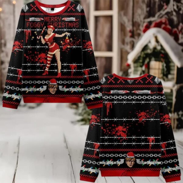 2025 Christmas Merry Foggy Christmas Ugly Sweater