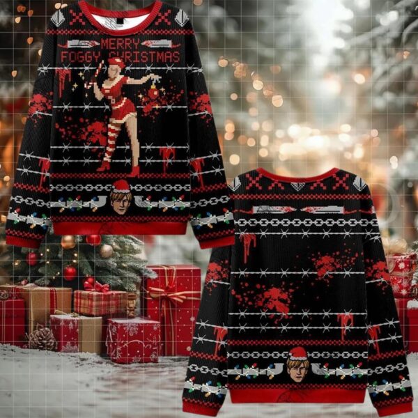 2025 Christmas Merry Foggy Christmas Ugly Sweater
