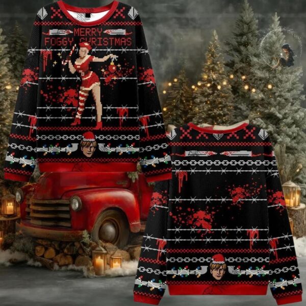2025 Christmas Merry Foggy Christmas Ugly Sweater