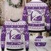 2025 Christmas Skull Ugly Sweater