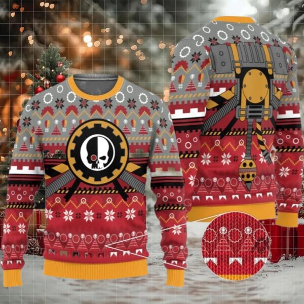 2025 Christmas Warhammer Adeptus Mechanicus Iconic Ugly Sweater