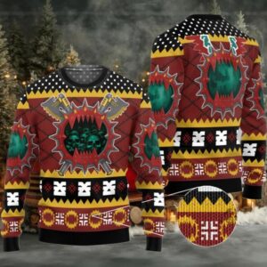 2025 Christmas Warhammer Chaos Space Marine World Eaters Iconic Ugly Sweater