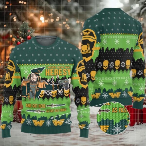 2025 Christmas Warhammer Colonel Commissar Ibram Gaunt Iconic Ugly Sweater
