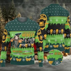 2025 Christmas Warhammer Colonel Commissar Ibram Gaunt Iconic Ugly Sweater