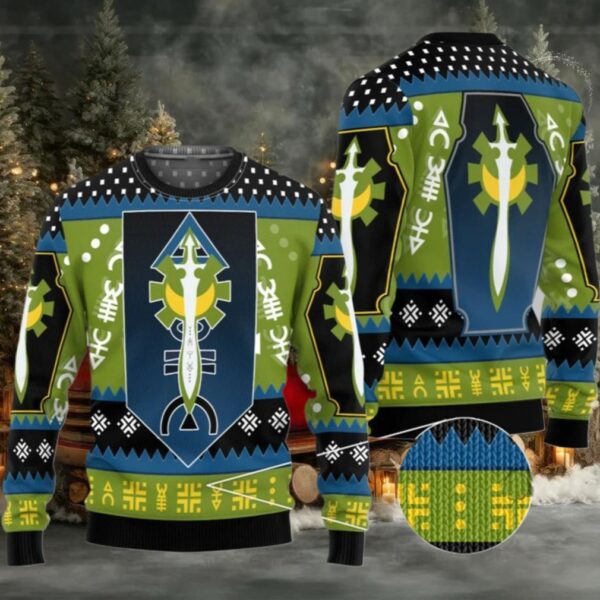 2025 Christmas Warhammer Craftworlds Aeldari Of Alaitoc Iconic Ugly Sweater
