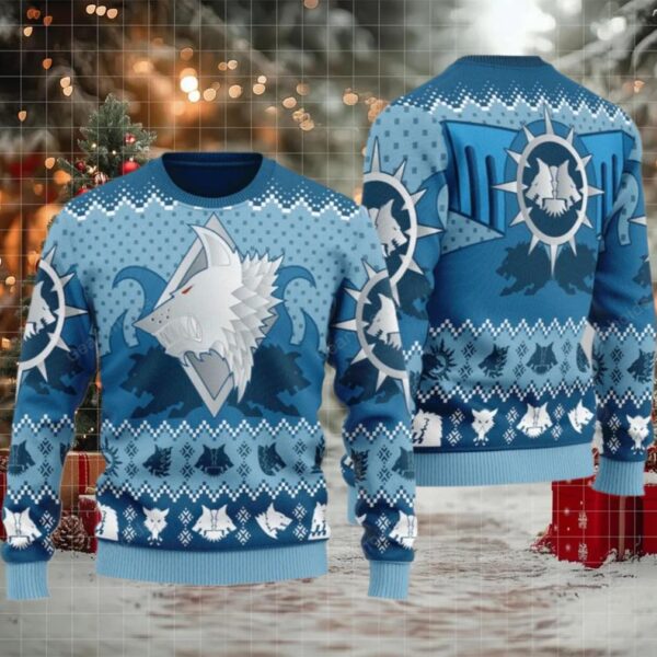 2025 Christmas Warhammer Space Wolves Iconic Ugly Sweater