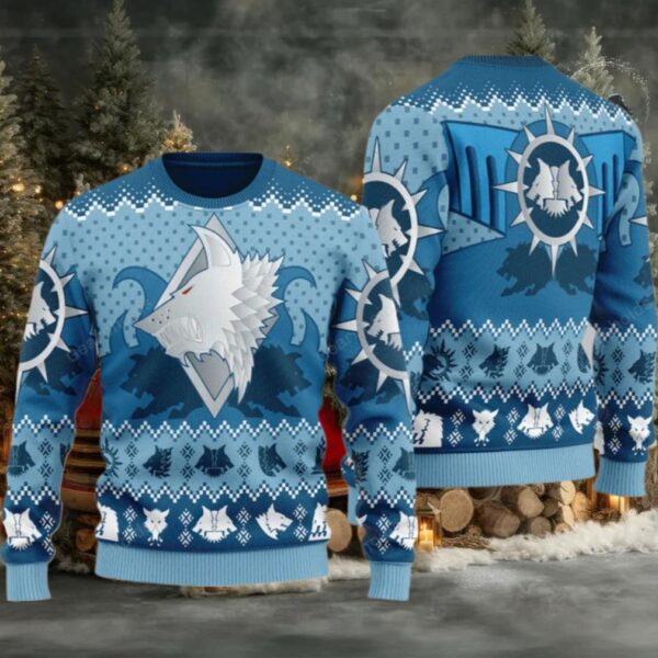 2025 Christmas Warhammer Space Wolves Iconic Ugly Sweater