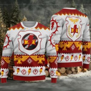 2025 Christmas Warhammer White Scars Iconic Ugly Sweater