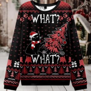 2025 Christmas What What Ugly Christmas Sweater 2025 Christmas What What Ugly Christmas Sweater