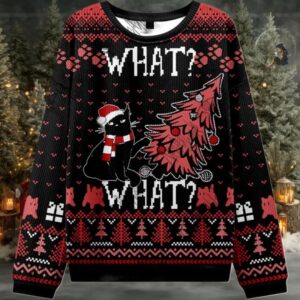 2025 Christmas What What Ugly Christmas Sweater