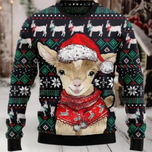 2025 Cute Goat Santa Christmas Ugly Sweater 2025 Cute Goat Santa Christmas Ugly Sweater