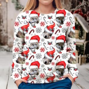 2025 Czechoslovakian Wolfdog Christmas Ugly Sweater 2025 Czechoslovakian Wolfdog Christmas Ugly Sweater
