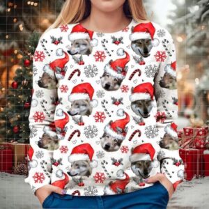 2025 Czechoslovakian Wolfdog Christmas Ugly Sweater