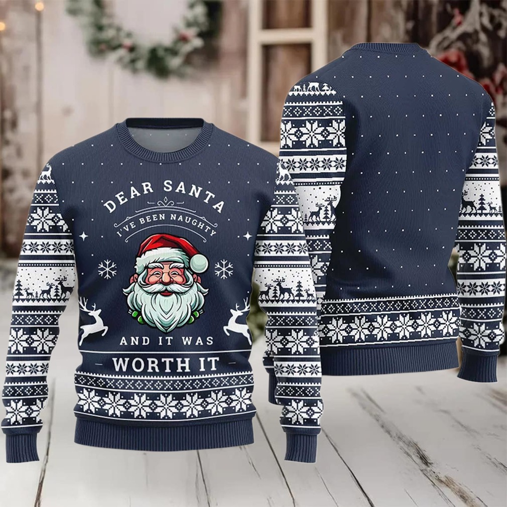 2025 Dear Santa I’ve Been Naughty Ugly Christmas Sweater