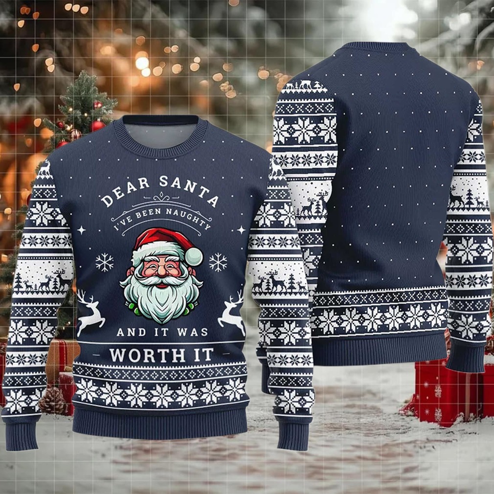 2025 Dear Santa I’ve Been Naughty Ugly Christmas Sweater