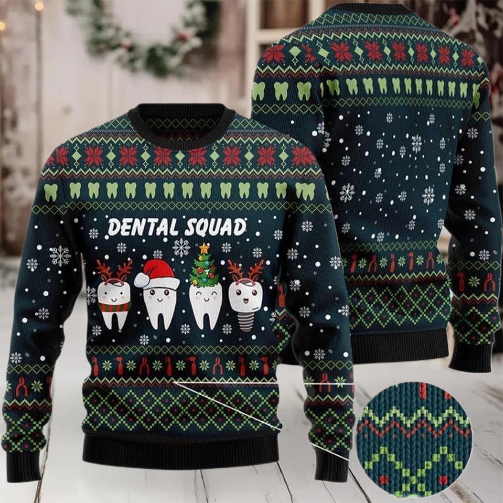 2025 Dental Squad Ugly Christmas Sweater