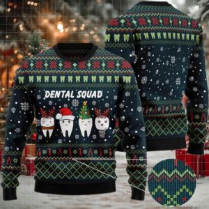 2025 Dental Squad Ugly Christmas Sweater