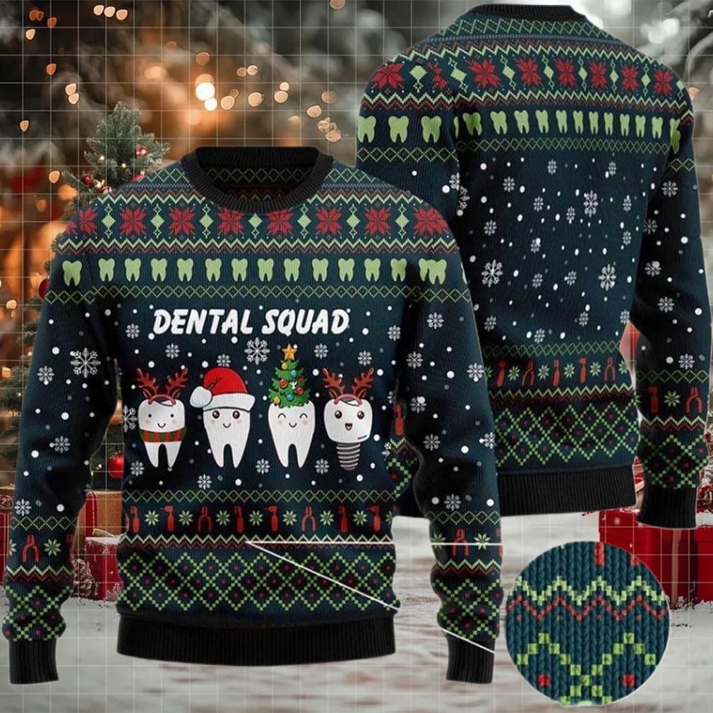 2025 Dental Squad Ugly Christmas Sweater