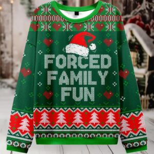 2025 Forced Family Fun Ugly Christmas Sweater 2025 Forced Family Fun Ugly Christmas Sweater