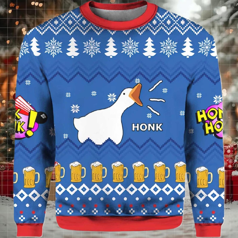2025 Goose Honk Ugly Christmas Sweater