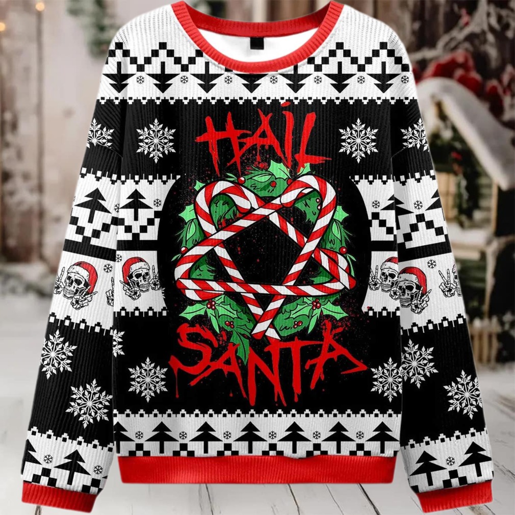 2025 Hail Santa Ugly Christmas Sweater