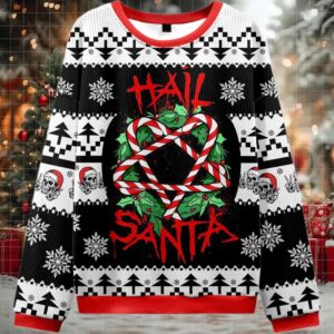 2025 Hail Santa Ugly Christmas Sweater