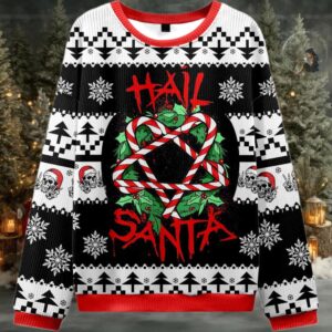 2025 Hail Santa Ugly Christmas Sweater