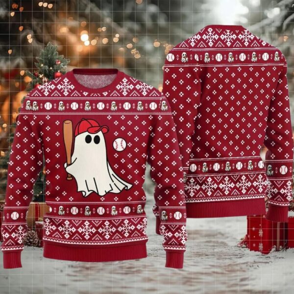 2025 Halloween Funny Bowling Game Ugly Sweater