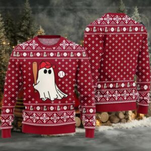 2025 Halloween Funny Bowling Game Ugly Sweater