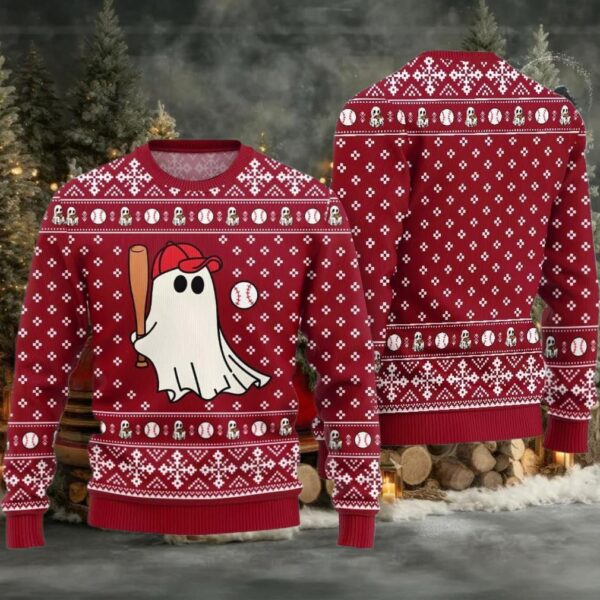 2025 Halloween Funny Bowling Game Ugly Sweater