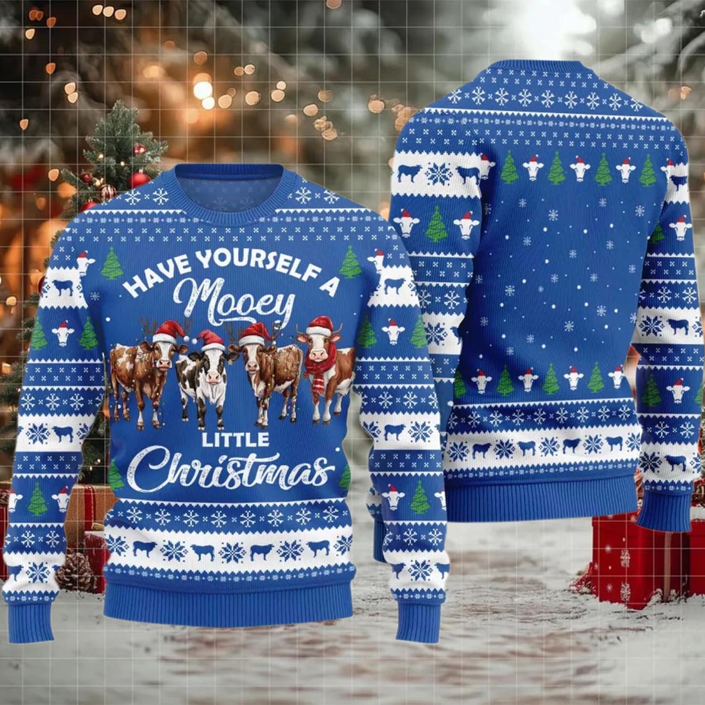 2025 Have Yourself a little Christmas Mooey Ugly Christmas Sweater
