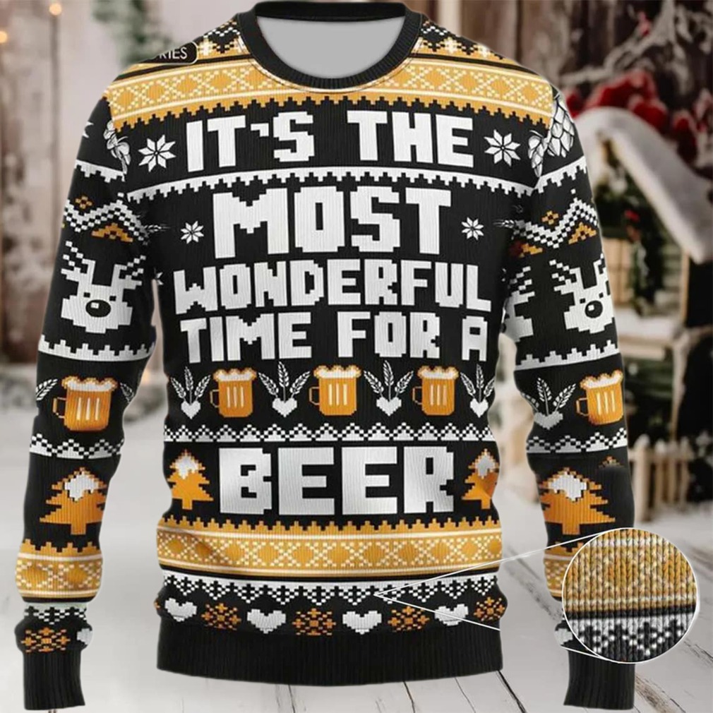 2025 It’s The Most Wonderful Time For A Beer Ugly Christmas Sweater