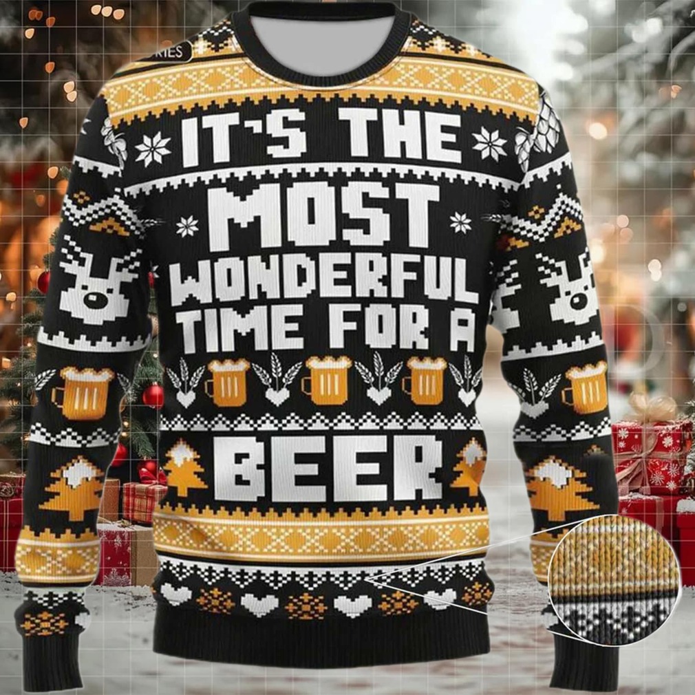 2025 It’s The Most Wonderful Time For A Beer Ugly Christmas Sweater