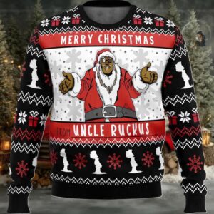 2025 Merry Christmas From Uncle Ruckus Ugly Christmas Sweater