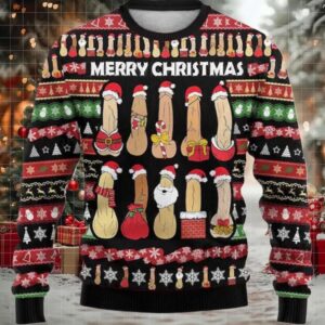 2025 Merry Christmas Penis Ugly Sweater