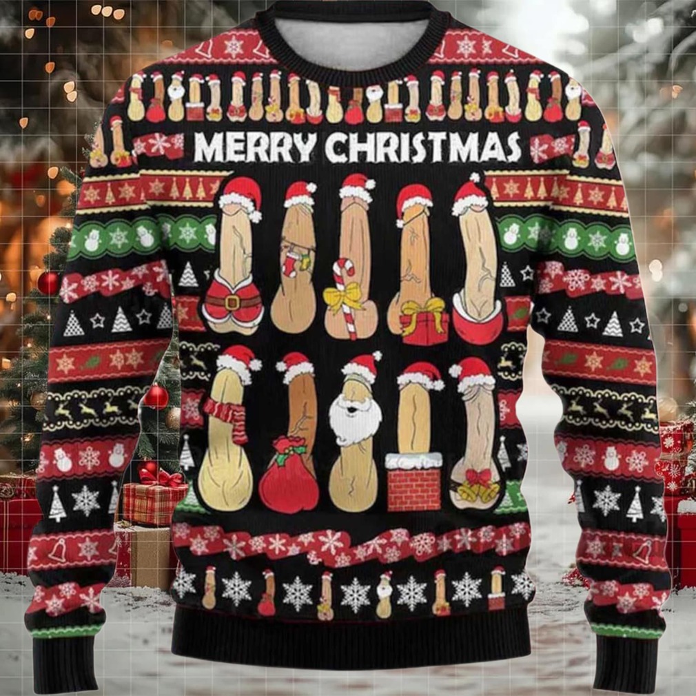 2025 Merry Christmas Penis Ugly Sweater