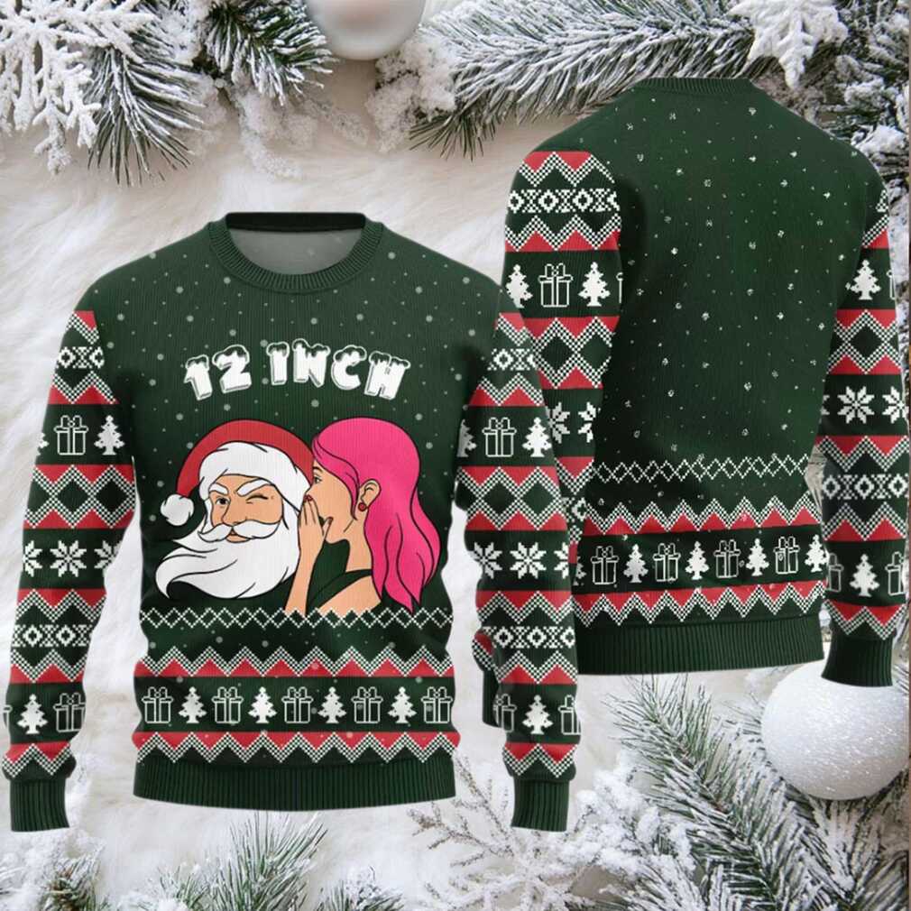 2025 Naughty Santa 12 Inch Surprise Ugly Christmas Sweater