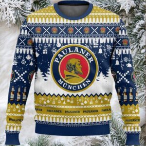 2025 Paulaner German Beer Christmas Ugly Sweater 2025 Paulaner German Beer Christmas Ugly Sweater