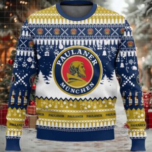 2025 Paulaner German Beer Christmas Ugly Sweater