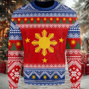 2025 Philippines Filipinos Christmas Ugly Sweater