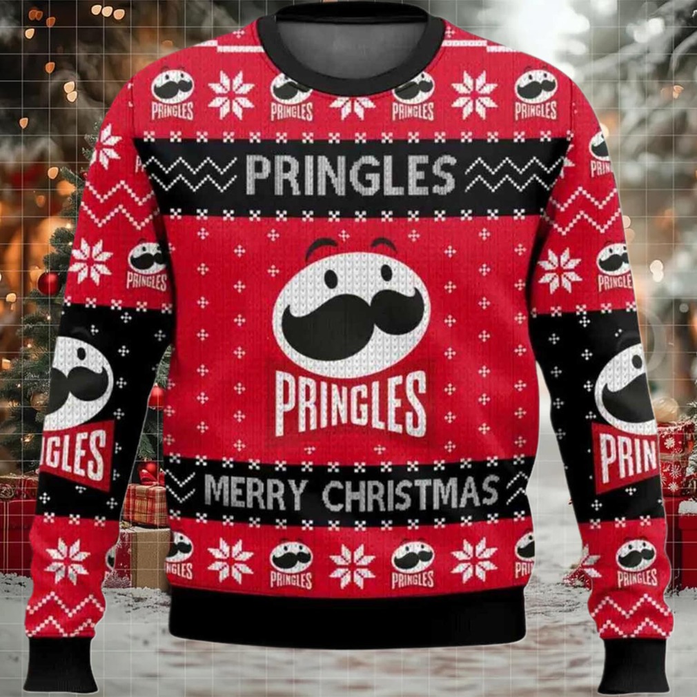 2025 Pringles Snack Brand Ugly Christmas Sweater